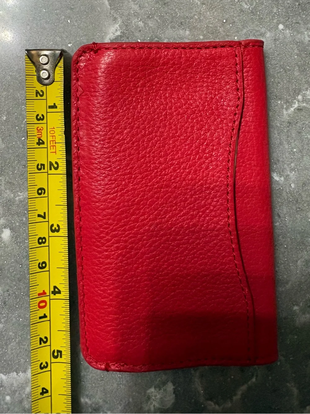Vera Bradley Red Leather Snap Wallet NWT